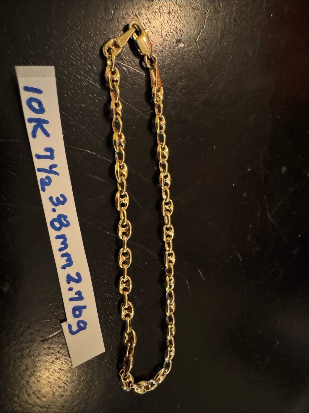 10K Gold Chain Bracelet - Yellow Gold